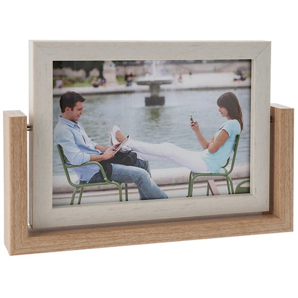 Two Tone Pine Spin Frame Photo Frame