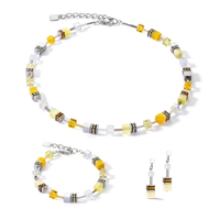 Coeur De Lion GeoCUBE® Iconic Joyful Colours Yellow Earrings