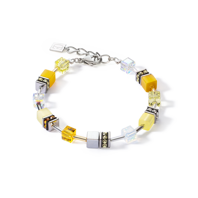 Coeur De Lion GeoCUBE® Iconic Joyful Colours Yellow Bracelet