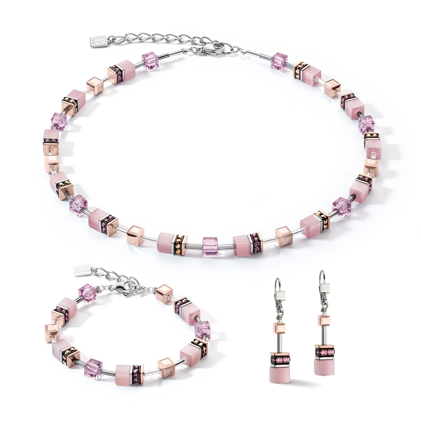 Coeur De Lion GEOCUBE® Iconic Monochrome Lilac Bracelet