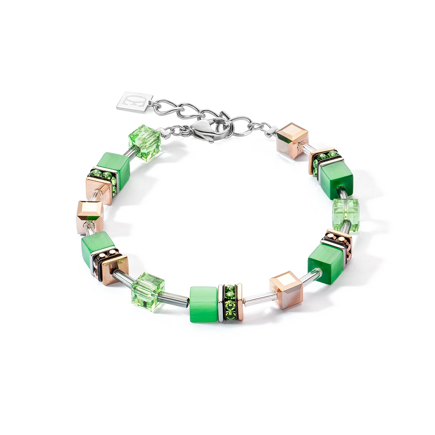 Coeur De Lion GEOCUBE® Iconic Monochrome Green Bracelet