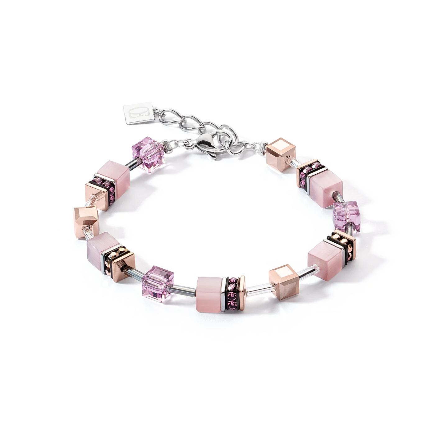 Coeur De Lion GEOCUBE® Iconic Monochrome Lilac Bracelet