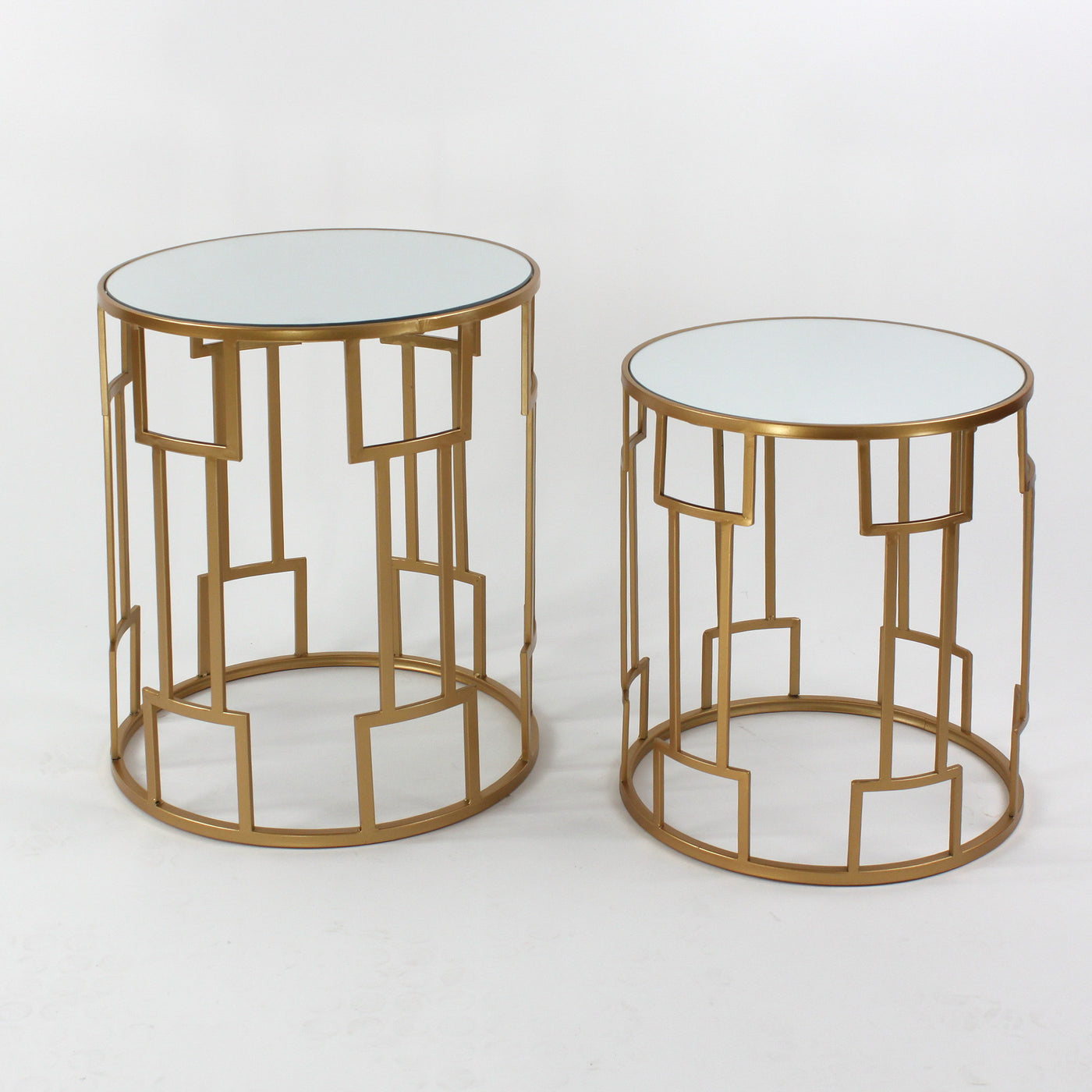 Gold Set of 2 Tables