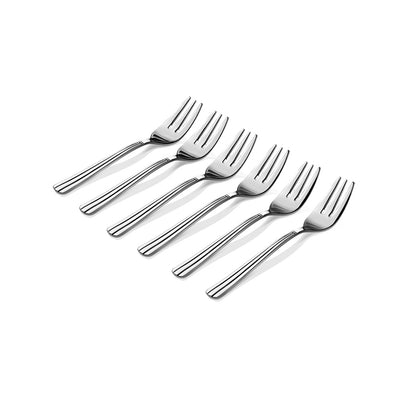 Newbridge Silverware Nova Stainless Steel Pastry Fork - Set of 6