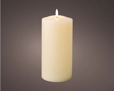 Battery Operated LED Wax Church Candles