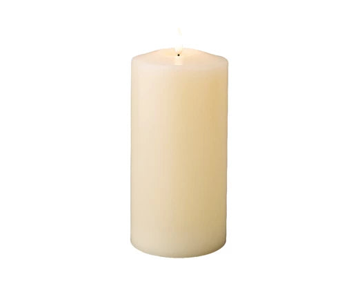 Battery Operated LED Wax Church Candles