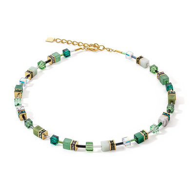 Coeur De Lion GeoCUBE® Iconic Precious Green Necklace