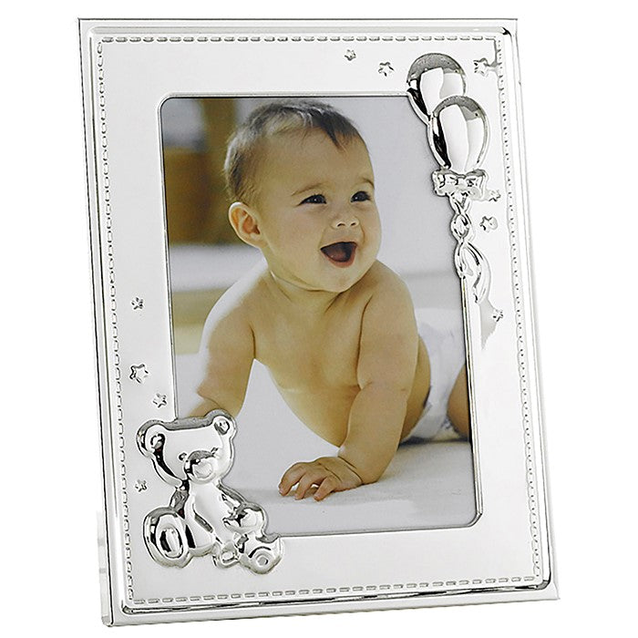 Baby Photo Frame - Teddy Bear & Balloons - 5x7