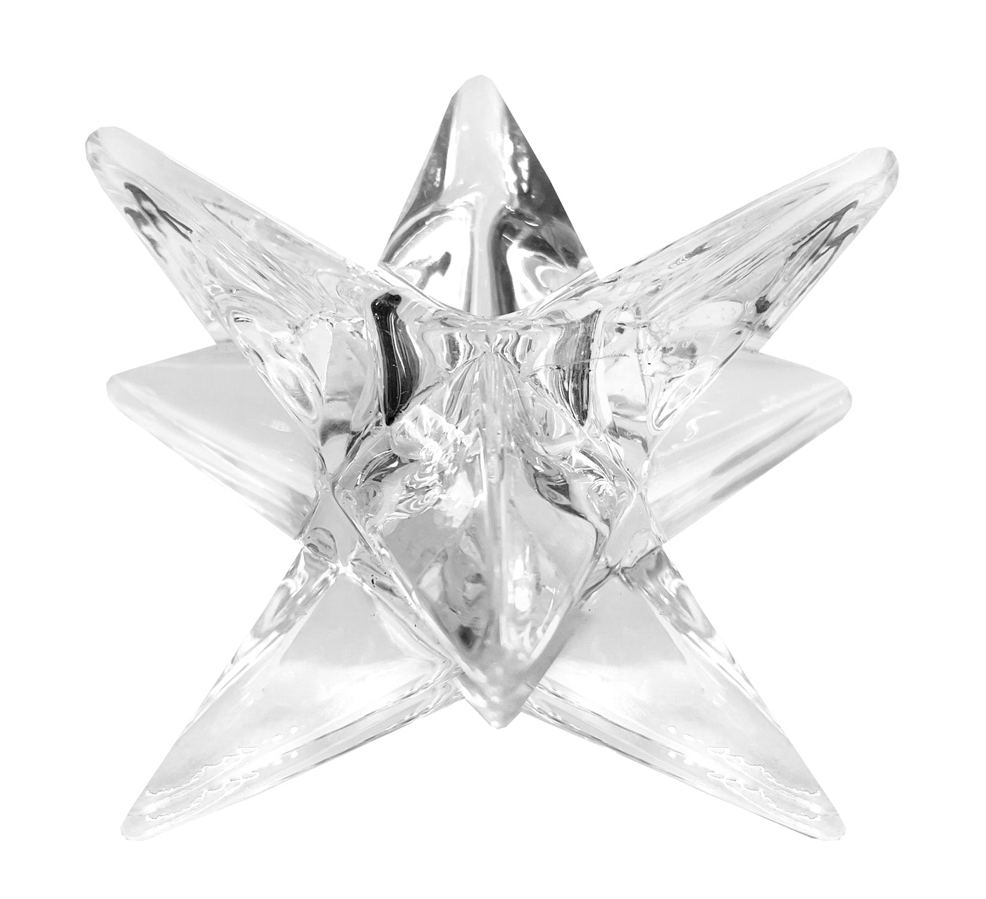 Glass Star Tealight Holder - Small