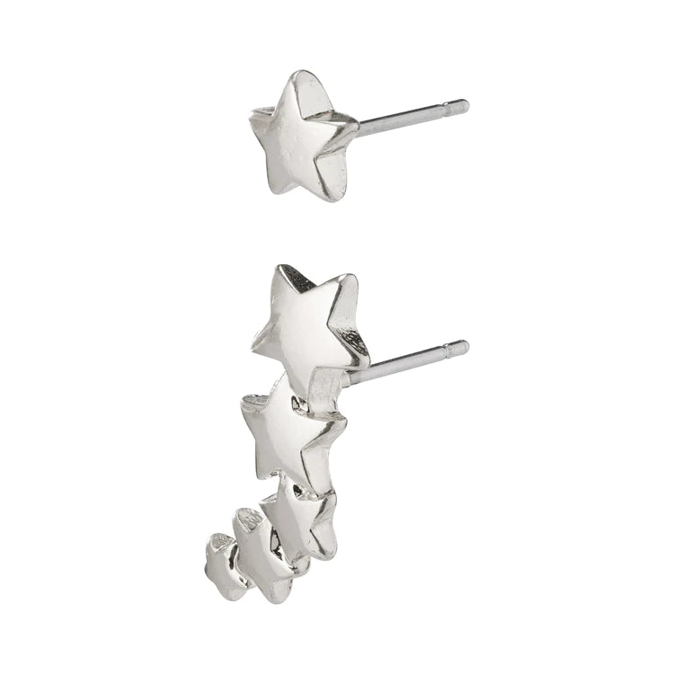 Pilgrim Earrings - AVA Recycled Star Silver Plated