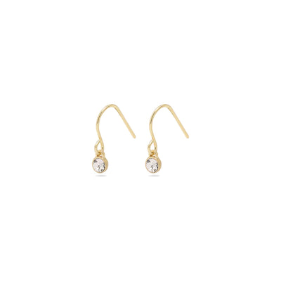 Pilgrim Earrings - LUCIA Recycled Crystal Gold-Plated