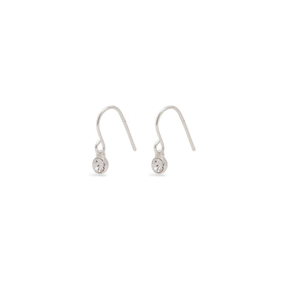 Pilgrim Earrings - LUCIA Recycled Crystal Studs Silver-Plated