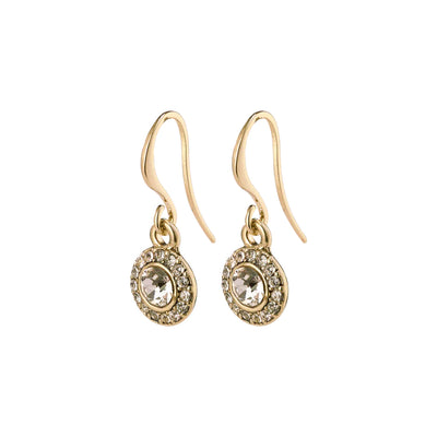 Pilgrim CLEMENTINE Recycled Crystal Earrings - Gold Plated