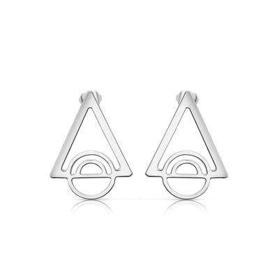 Newbridge Silverware Earrings - Sonata Triangular