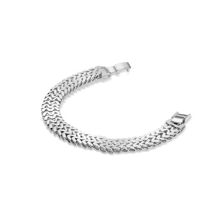 Newbridge Silverware Bracelet - Weave Link