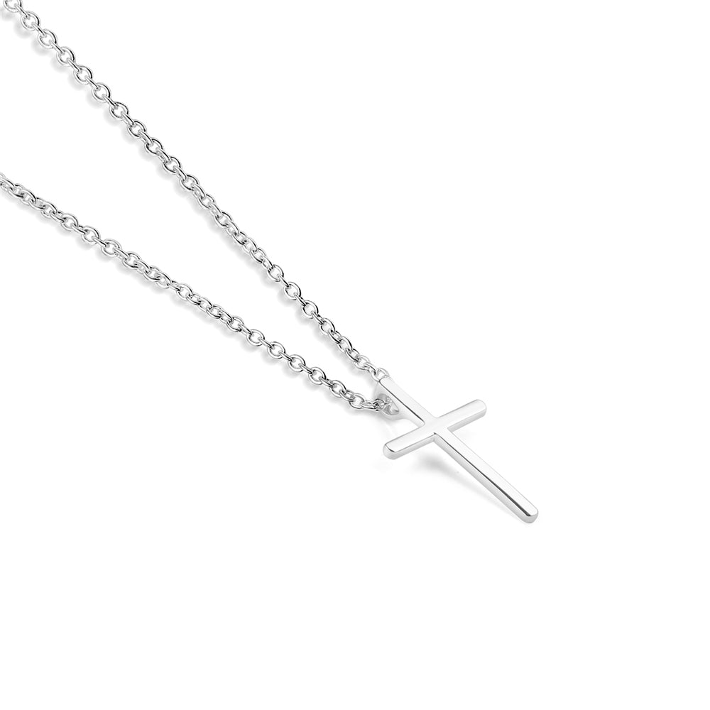 Newbridge Silverware Pendant - Silver Plated Cross