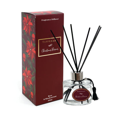 Tipperary Crystal Christmas - Poinsettia Diffuser Collection