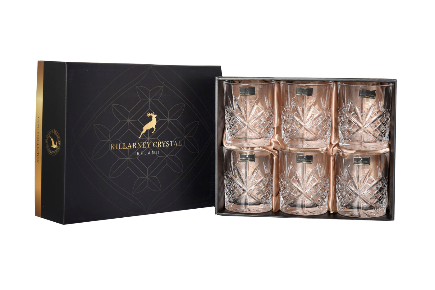 Killarney Crystal Trinity Whiskey Glass - Set of 6 PQ6