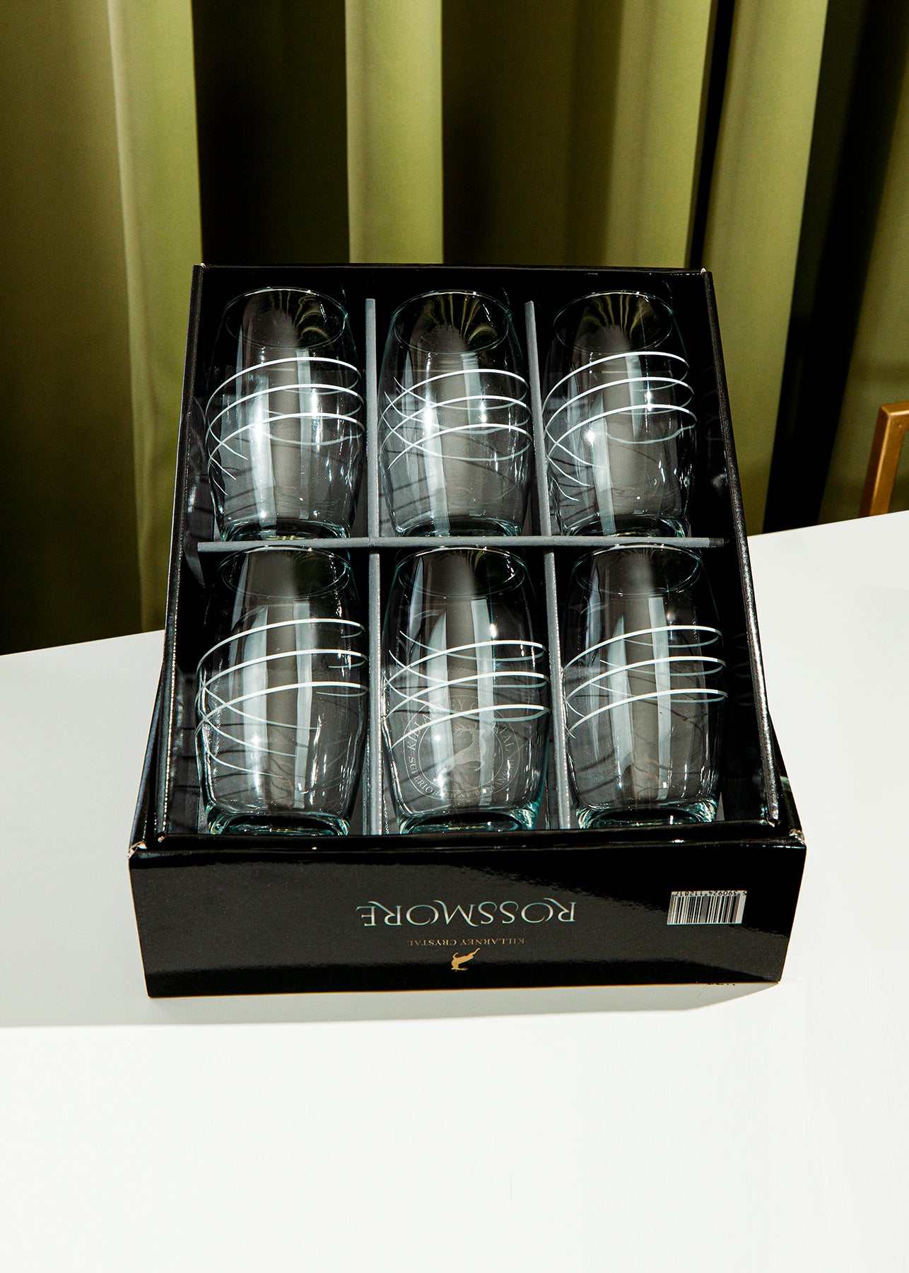 Killarney Crystal Rossmore Collection Hi-Ball Glass - Set of 6 PQ6
