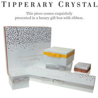 Tipperary Crystal Pendant - T-Bar Crystal Set Circle & Bar