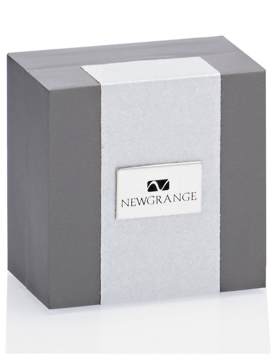 Newgrange Pendant - White Solitaire Stone & Diamanté
