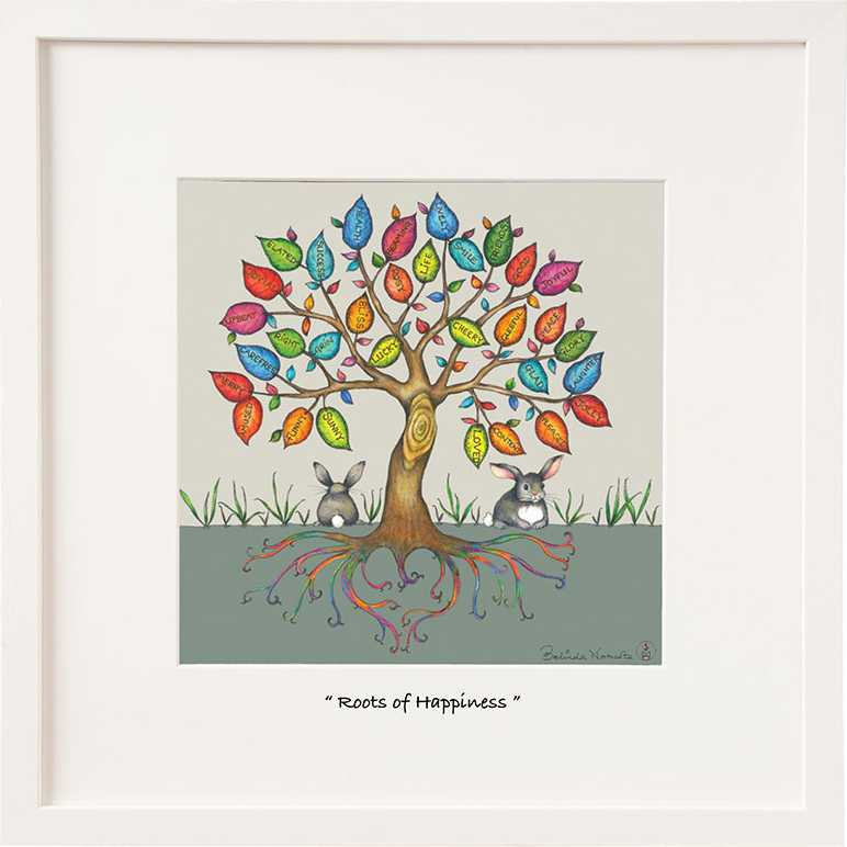 Belinda Northcote 'Roots of Happiness' Framed Print*