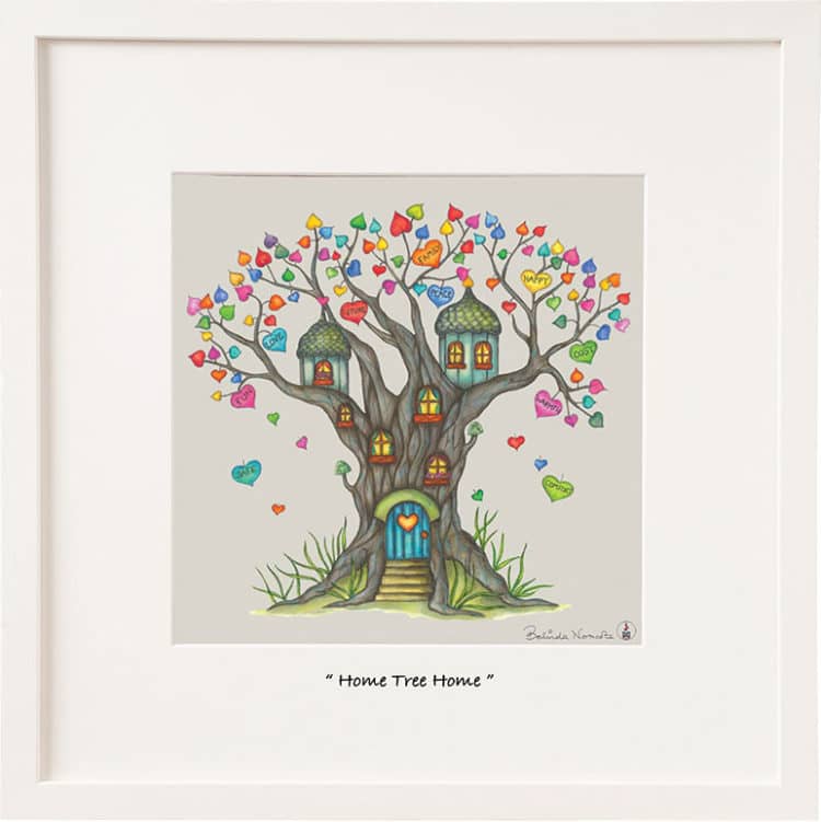 Belinda Northcote 'Home Tree Home' Framed Print*