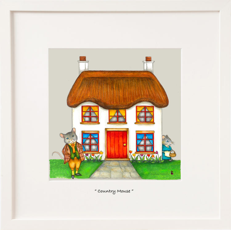 Belinda Northcote 'Country Mouse' Framed Print - Mini