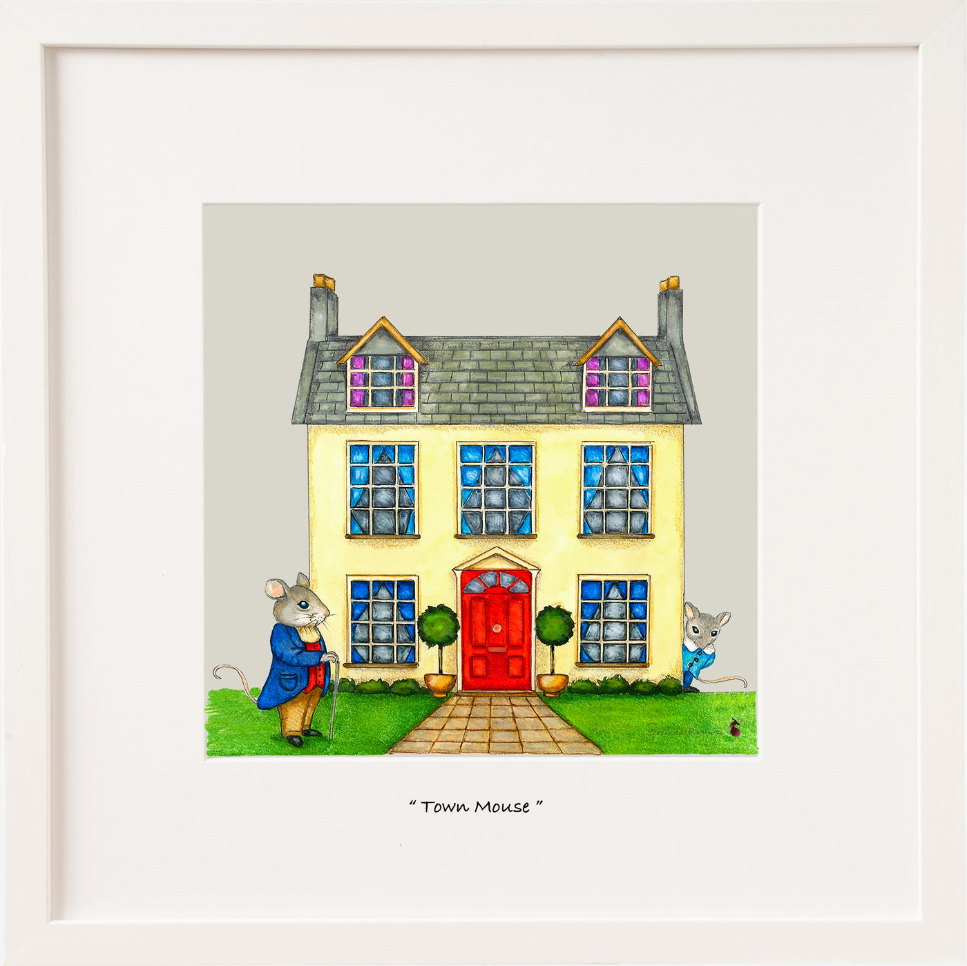 Belinda Northcote 'Town Mouse' Framed Print - Mini