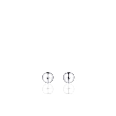 Gisser Sterling Silver Earrings - 5mm Ball Studs