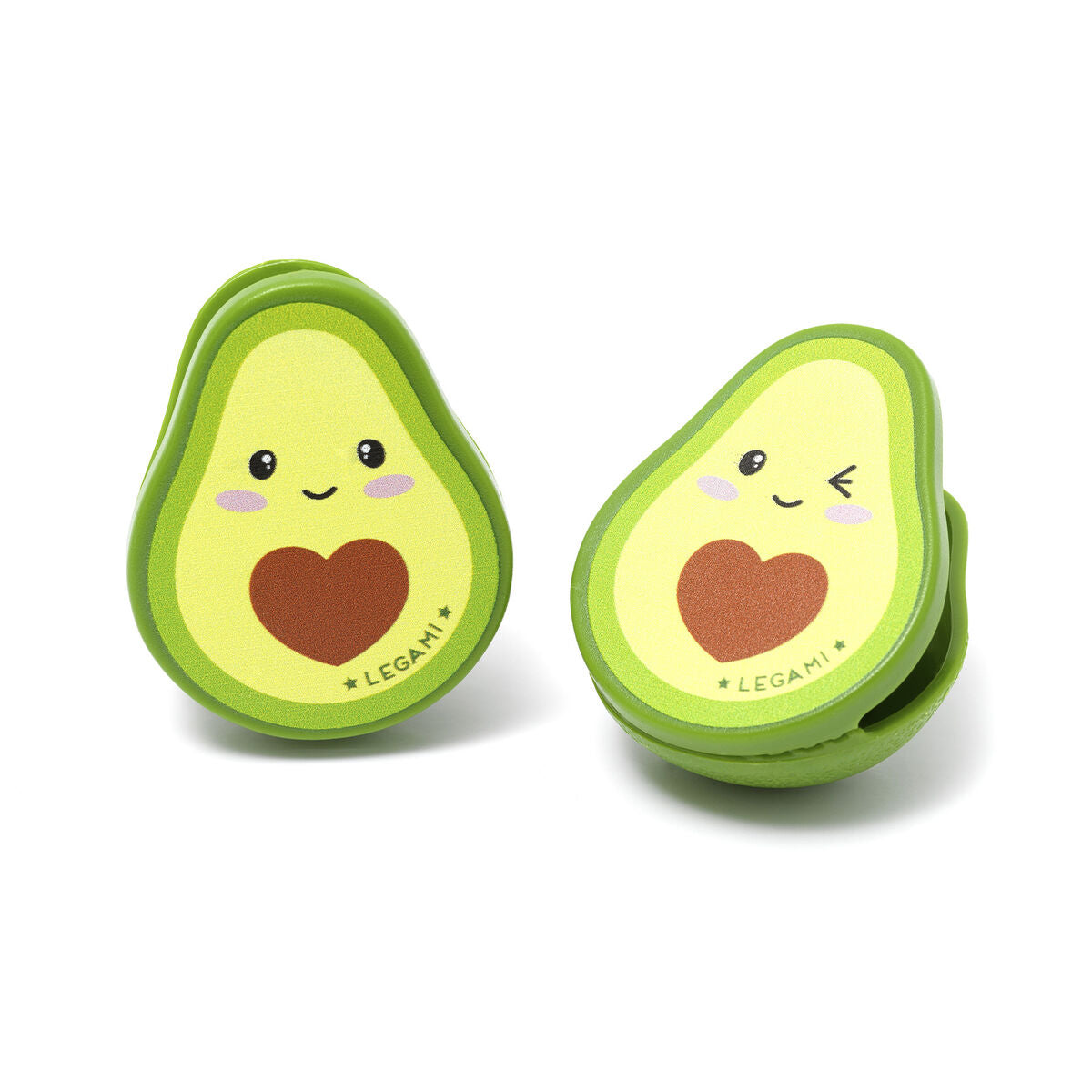 Legami Avocado Bag Clip - Set of 4