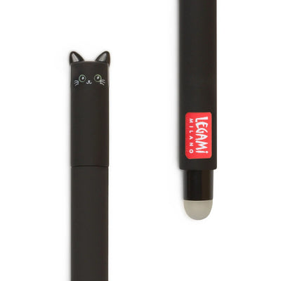 Legami Erasable Pen - Cat - Black Ink
