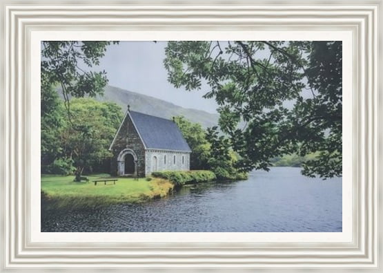 Gougane Barra Framed Picture- Art on Glass - **CLICK & COLLECT ONLY**