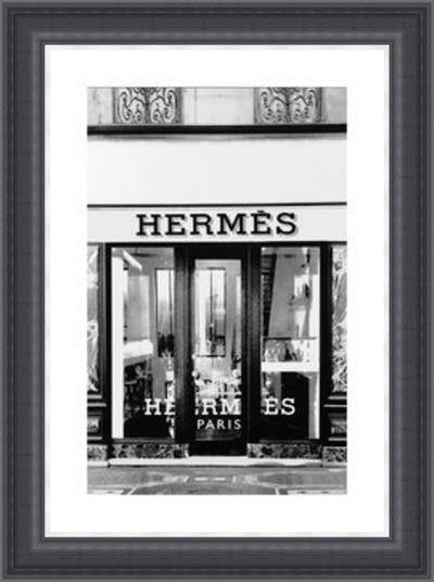 Hermes Store Framed Picture - Art On Glass **CLICK & COLLECT ONLY**