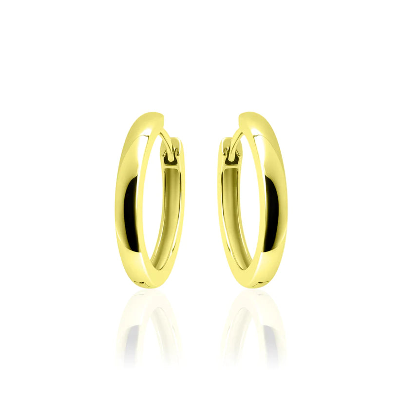 Gisser Sterling Silver Earrings - 22mm Maxi Classic Polished Hoops