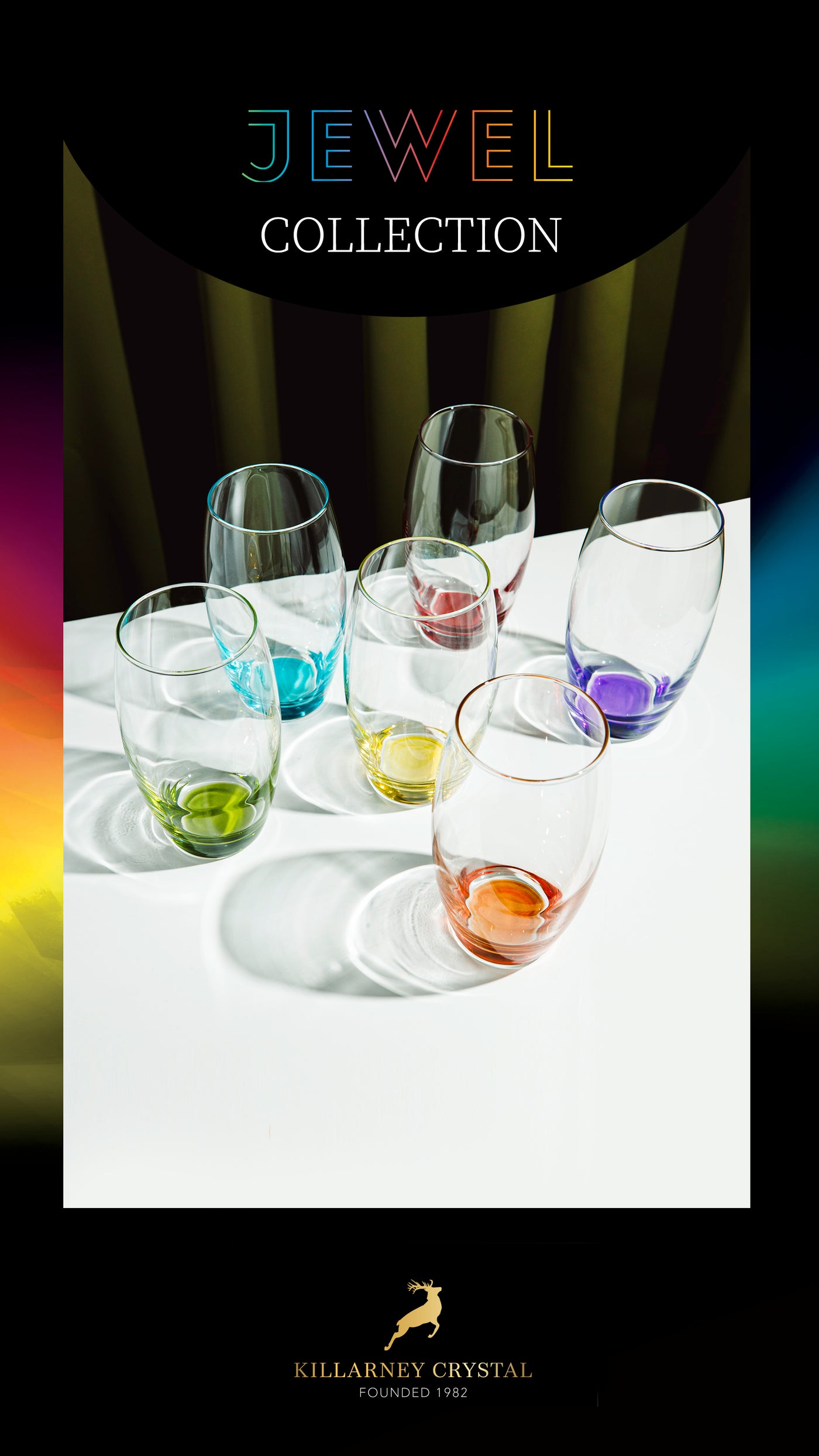 Killarney Crystal Jewel Hi-Ball Glass - Set of 6 PQ8