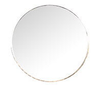 The Grange Collection Mirror - 80cm Round Silver **CLICK & COLLECT ONLY**