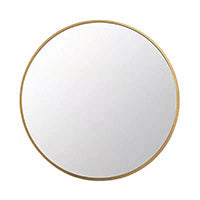 The Grange Collection Mirror - 80cm Round Champagne **CLICK & COLLECT ONLY**
