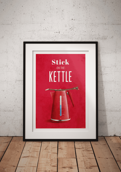 Ray Hurley Prints - Stick on the Kettle - Framed/Unframed