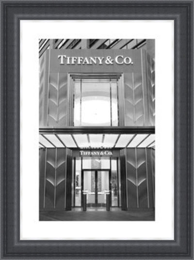 Tiffany Store Framed Picture - Art on Glass - **CLICK & COLLECT ONLY**