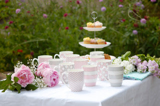Tipperary Crystal Spots & Stripes Teapot, Sugar & Creamer Set