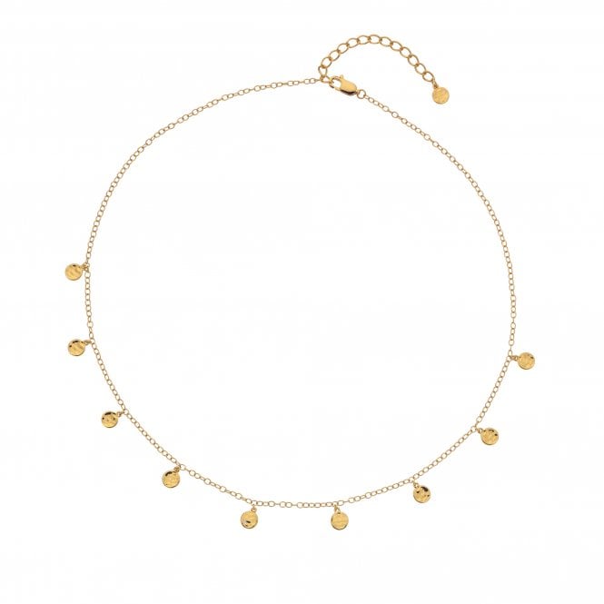 Hot Diamonds by Jac Jossa - 18ct Gold Plated Sterling Silver Lunar Necklace