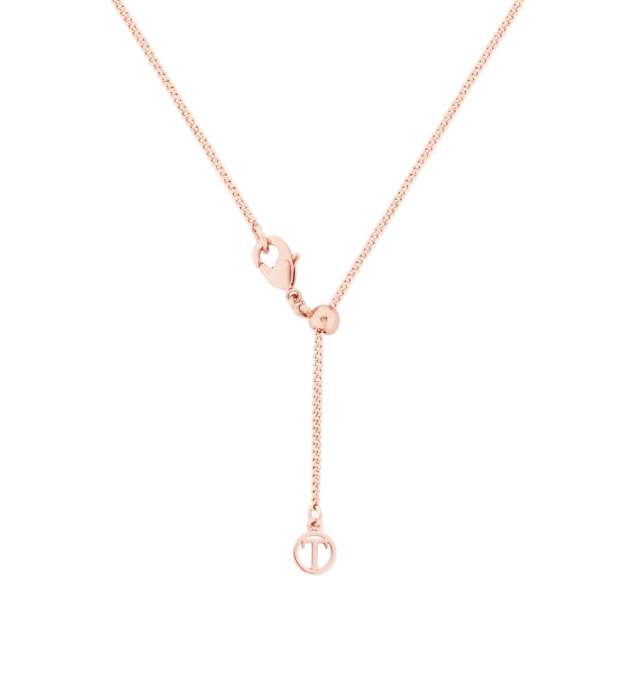 Tipperary Crystal Pendant - Pavé Circle Collection - Circle Pave - Rose Gold Plated