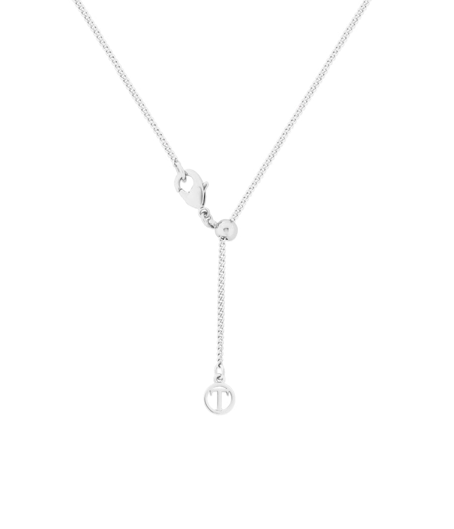 Tipperary Crystal Pendant - Pavé Circle Collection - 3 Disc Half Pave - Silver Plated