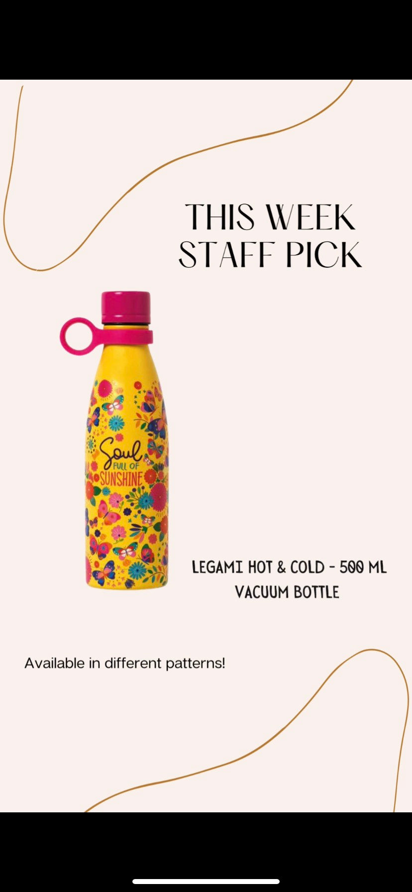 Legami Hot & Cold - 800 ml Vacuum Bottle Collection