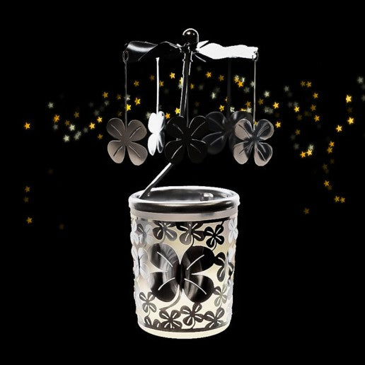 Spinner Tea Light Holder - Lucky Clover