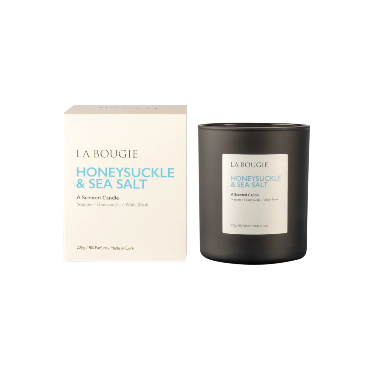 La Bougie Luxury Candle - Honeysuckle & Sea Salt