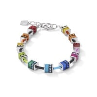 Coeur de Lion GeoCUBE® Classic Polaris & Rhinestone Multicolour Bracelet
