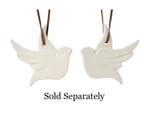 Porcelain Bird Hanging Decoration -2 assorted