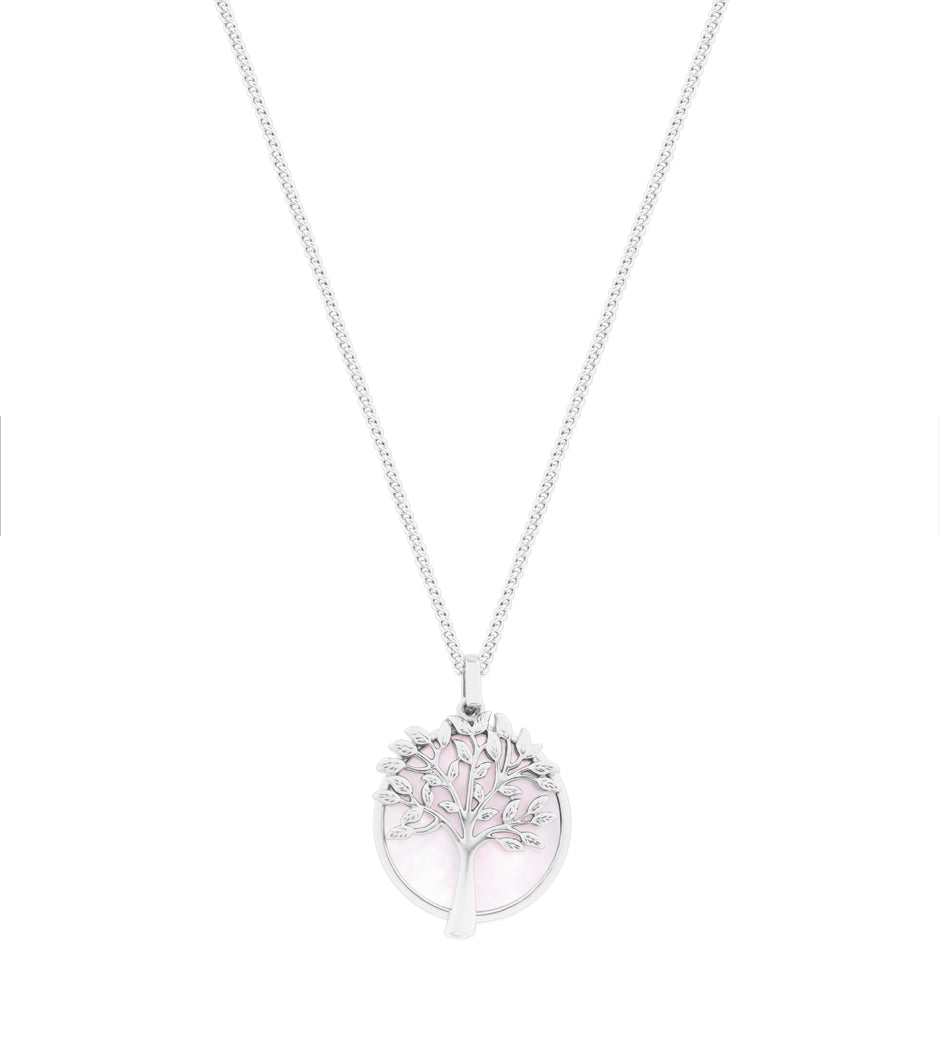 Tipperary Crystal Pendant -Tree Of Life Collection - Tree Of Life & Mother of Pearl Moon